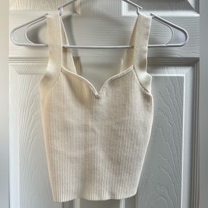Abercrombie Sweater Tank Sweetheart Neck Small NWT